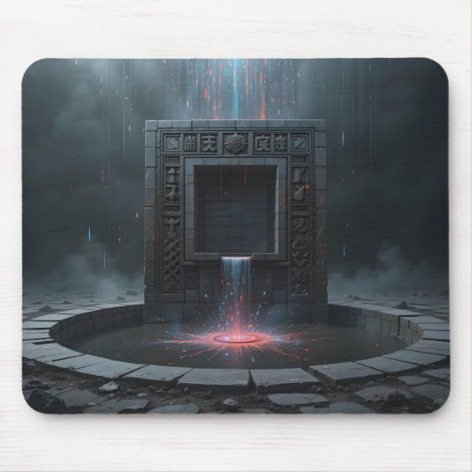 Getrocknete Realität Mousepad (Vorne)