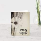 Getrocknete Weizenkörner und Daisy Lammas Day Segn Karte (Vorderseite)