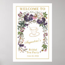 Getrocknete Wildblume Bridal Tea Willkommen
