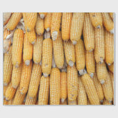 Getrockneter Mais, der gestapelt wurde. Geschenkpapier (Flach)