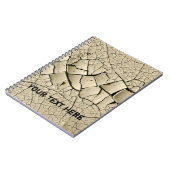Getrockneter Schlamm Notizblock (Linke Seite)