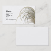 Getrocknetes Grasland-Gras Visitenkarte (Vorne/Hinten)