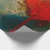 Getrocknetes Herz-Umschlagpapier von HAS Juwelen Geschenkpapier (Ecke)