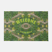 Getrocknetes Sommergras Personalisiert Willkommen Fußmatte (Vorderseite)