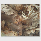 Getrocknetes Tabak-Blätter Geschenkpapier (Flach)