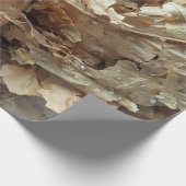 Getrocknetes Tabak-Blätter Geschenkpapier (Ecke)