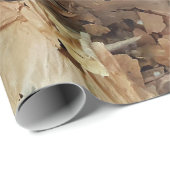 Getrocknetes Tabak-Blätter Geschenkpapier (Rolleneckpunkt)