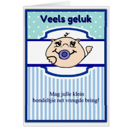 Getroffenes Veels geluk die bondeltjie vreugde