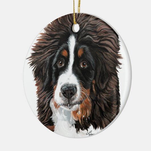 Getröpfel Keramikornament (Links)