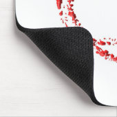 getropftes Herz Mousepad (Ecke)