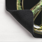 Getrübtes Friedenszeichen Mousepad (Ecke)