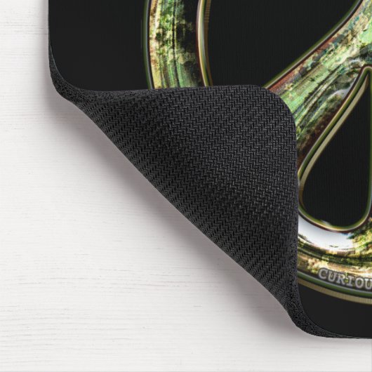 Getrübtes Friedenszeichen Mousepad (Ecke)