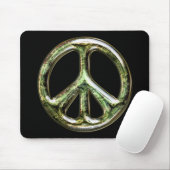 Getrübtes Friedenszeichen Mousepad (Mit Mouse)