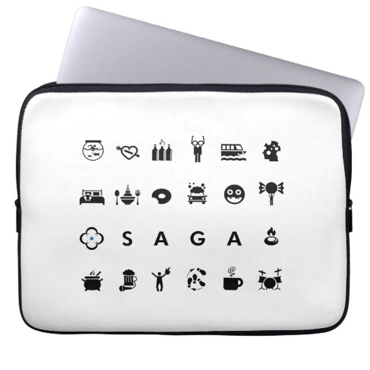GetSaga Laptopschutzhülle (Vorderseite)