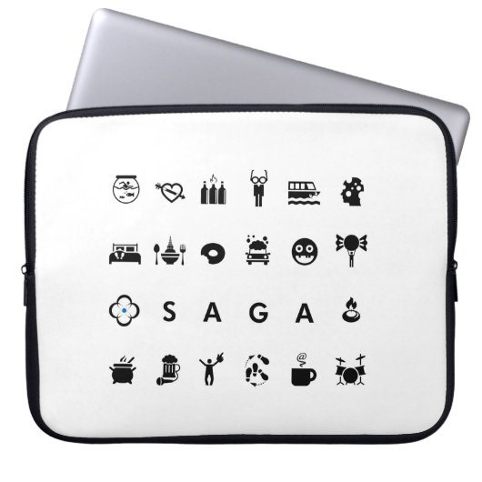 GetSaga Laptopschutzhülle (Vorderseite)