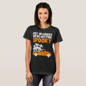 Getspooky Boo Halloween Kostüm Groovy Ghost T-Shirt (Vorne ganz)