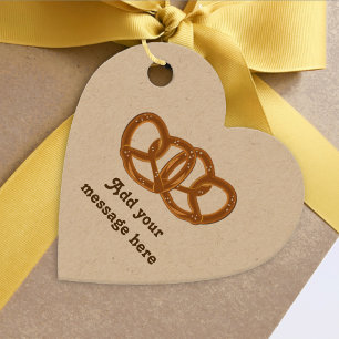 Gettied a Pretzel Knot - Fun Bread & Baking Thema Geschenkanhänger