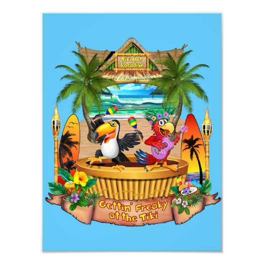 Gettin' Freaky bei den Tiki Fotodruck (Vorne)