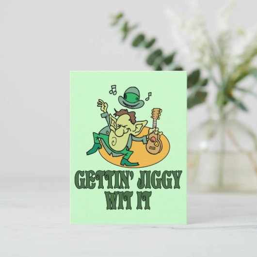 Gettin' Jiggy Wit It Postkarte (Stehend Vorderseite)
