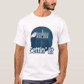 GETTIN LIT MENORAH -.pnng T-Shirt (Vorderseite)