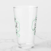 Gettin lucked | Erwachsener Getränke Pun Spaß Glas (Links)