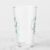 Gettin lucked | Erwachsener Getränke Pun Spaß Glas (Rechts)