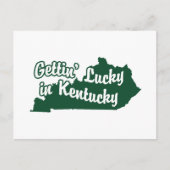 Gettin' Lucky in Kentucky Postkarte (Vorderseite)