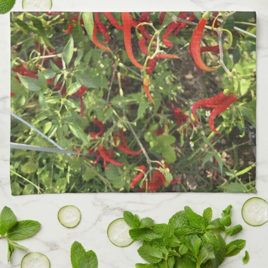 Gettin' Spicy Geschirrtuch (Gefaltet)