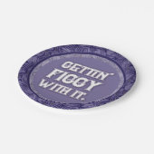 Getting Figgy mit ihm Papier-Teller Pappteller (Schrägansicht)