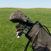 Getting Foxy Sepia Tone Golf Headcover (In SItu)
