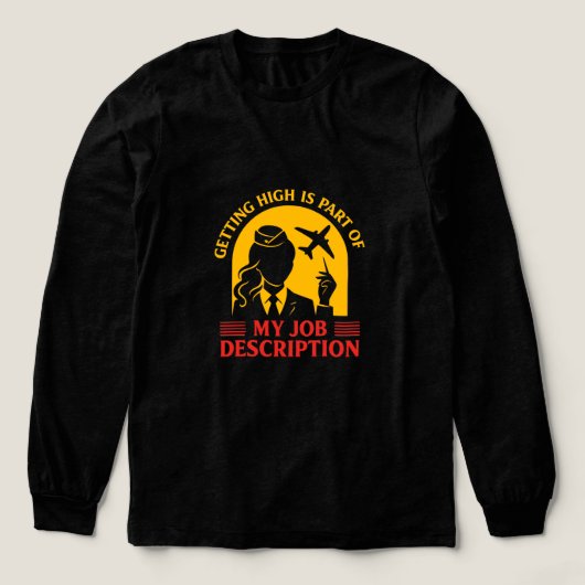 Getting High is part of my Job Description Women  Tri-Blend Shirt (Design Vorderseite)