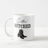 Getting Hitched Bride Western Junggeselinnen-Absch Kaffeetasse (Links)