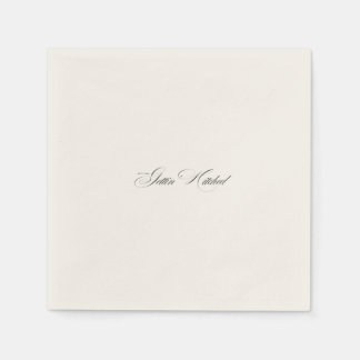 Getting Hitched Cocktail Napkins Serviette