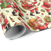 Getting into The Holiday Spirit Geschenkpapier (Rolleneckpunkt)