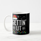 Getting Lit Bride Squad Bachelorette Brautparty Kaffeetasse (Links)