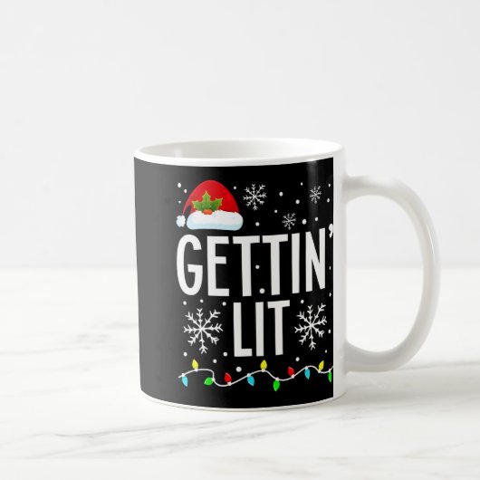 Getting Lit Bride Squad Bachelorette Brautparty Kaffeetasse (Rechts)