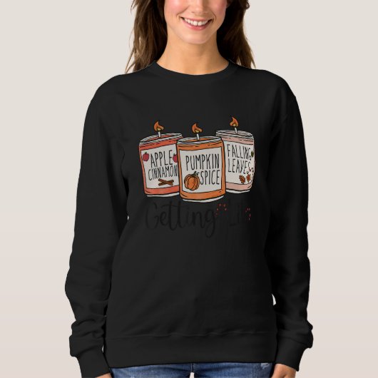 Getting Lit Fall Candles Sweatshirt (Vorderseite)