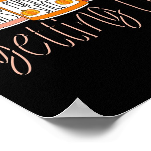 Getting Lit Fall konzentrierte Kerzen Pumpkin Gewü Poster (Ecke)