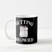 Getting Meowied Bride Kaffeetasse (Links)