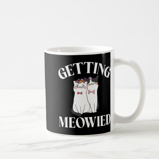 Getting Meowied Bride Kaffeetasse (Rechts)