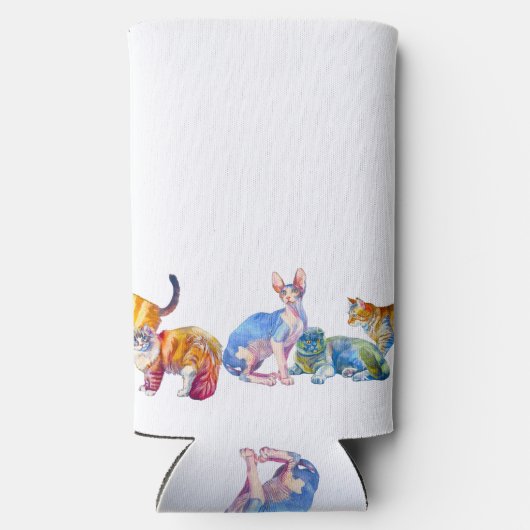 Getting Meowied Cat Junggeselinnen-Abschied Selters Dosenkühler (Rückseite)