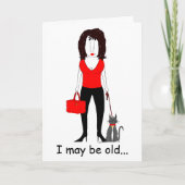 Getting Old Birthday Card for Women Karte (Vorderseite)