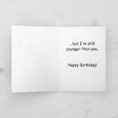Getting Old Birthday Card for Women Karte (Innenseite)