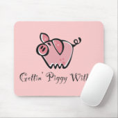 Getting Piggy mit ihm Mousepad (Mit Mouse)