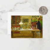 Getting Ready for a Game, 1901 by Carl Larsson Mitteilungskarte (Vorderseite/Rückseite Beispiel)