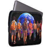 Getting Ready for the World Back to School Laptopschutzhülle (Vorne Rechts)