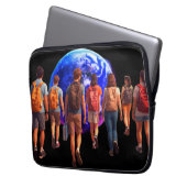 Getting Ready for the World Back to School Laptopschutzhülle (Vorderseite Links)