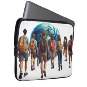 Getting Ready for the World Back to School  Laptopschutzhülle (Vorne Rechts)