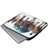 Getting Ready for the World Back to School  Laptopschutzhülle (Vorne Knopf)