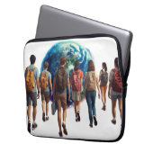 Getting Ready for the World Back to School  Laptopschutzhülle (Vorderseite Links)